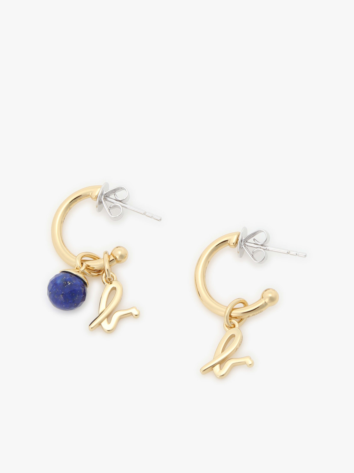 FEMME ウィメンズ ストーンピアス ”Lapis Lazuli” ネイビー