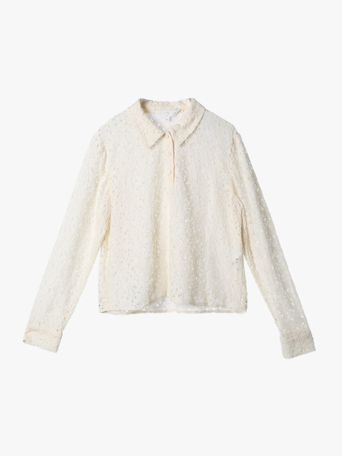 To b. by agnès b. 【Outlet】ラッセルレースポロ アイボリー