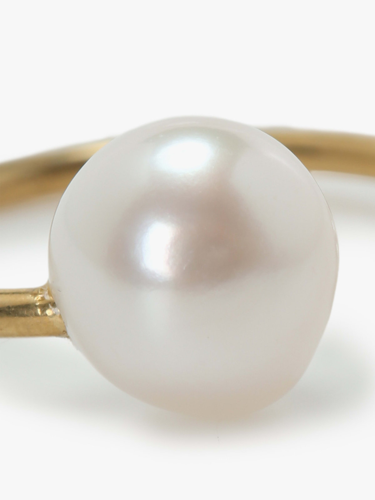 To b. by agnès b. 淡水パール リング ゴールド