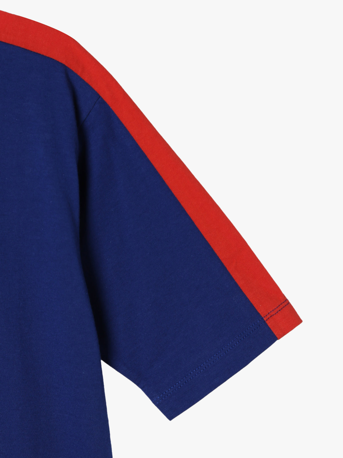 ENFANT ユニセックス キッズ ロゴ プリント コットン 半袖 Tシャツ ネイビー