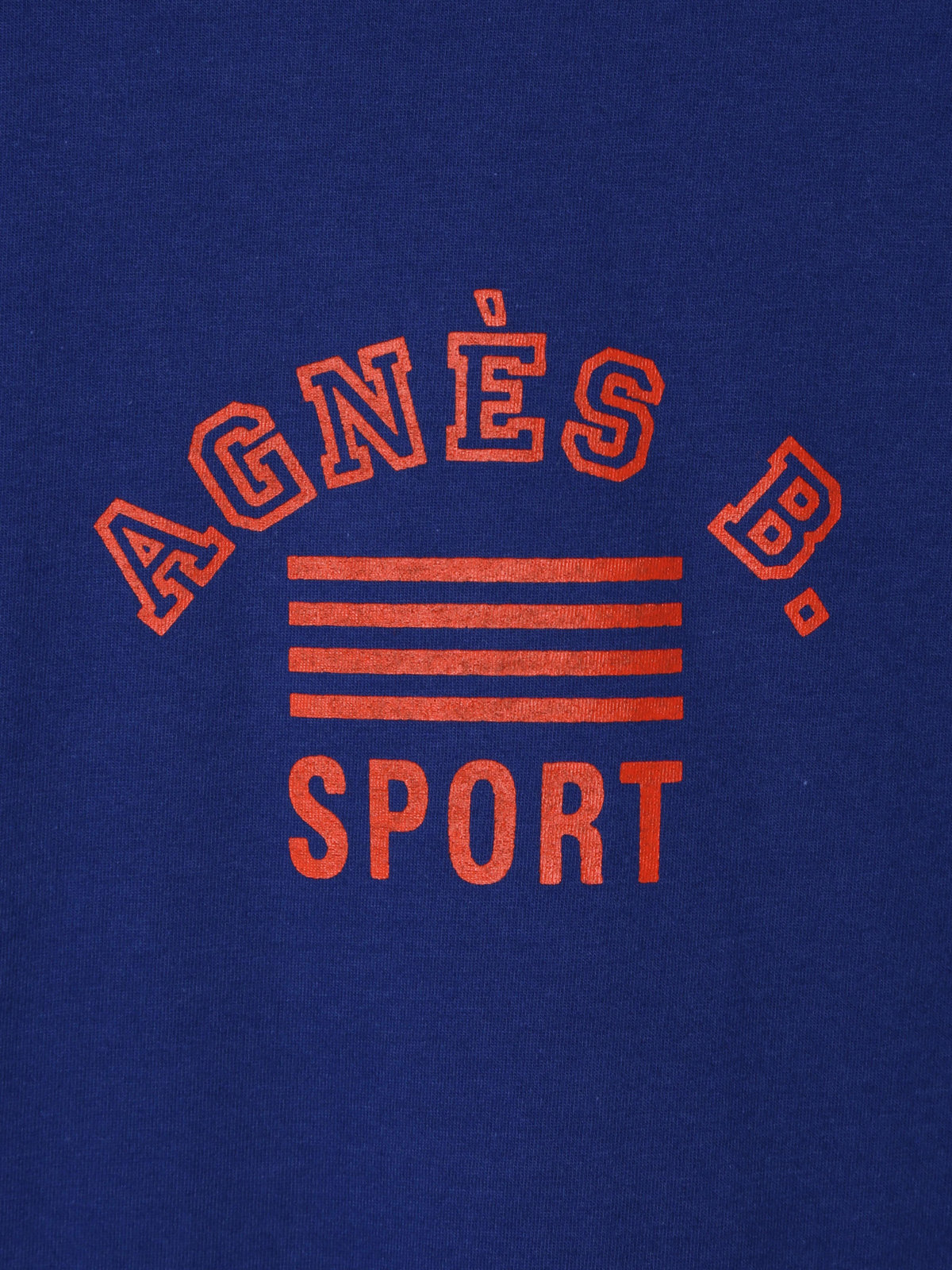 ENFANT ユニセックス キッズ ロゴ プリント コットン 半袖 Tシャツ ネイビー