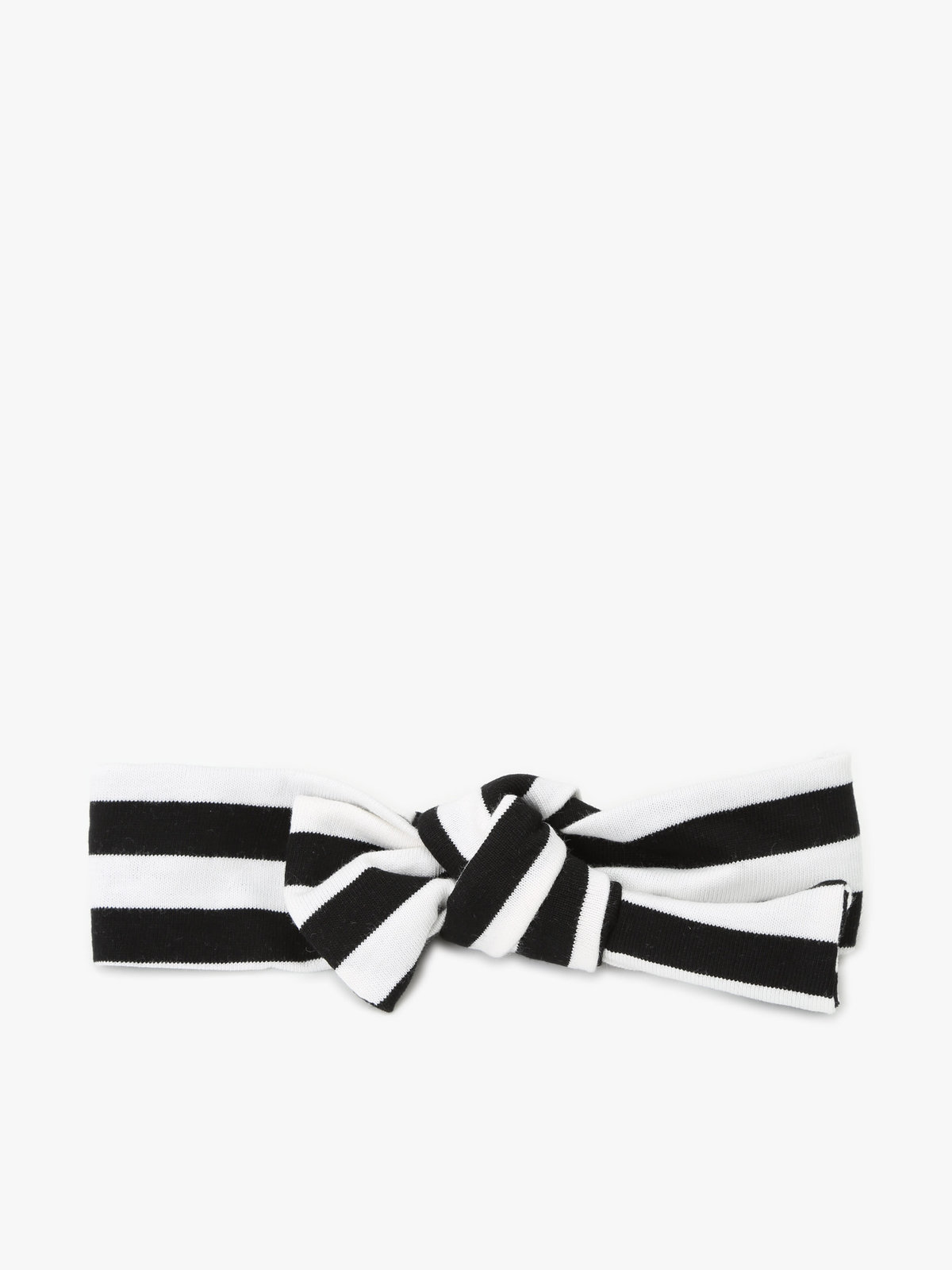 ENFANT ベビー ベビー ボーダー ヘアバンド ホワイト×ブラック