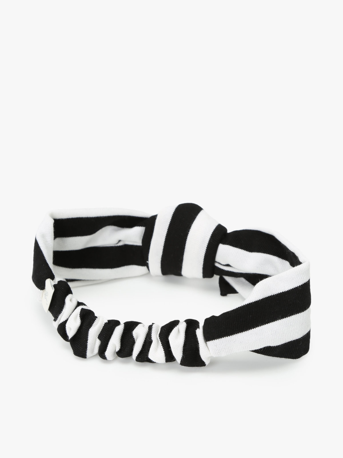 ENFANT ベビー ベビー ボーダー ヘアバンド ホワイト×ブラック