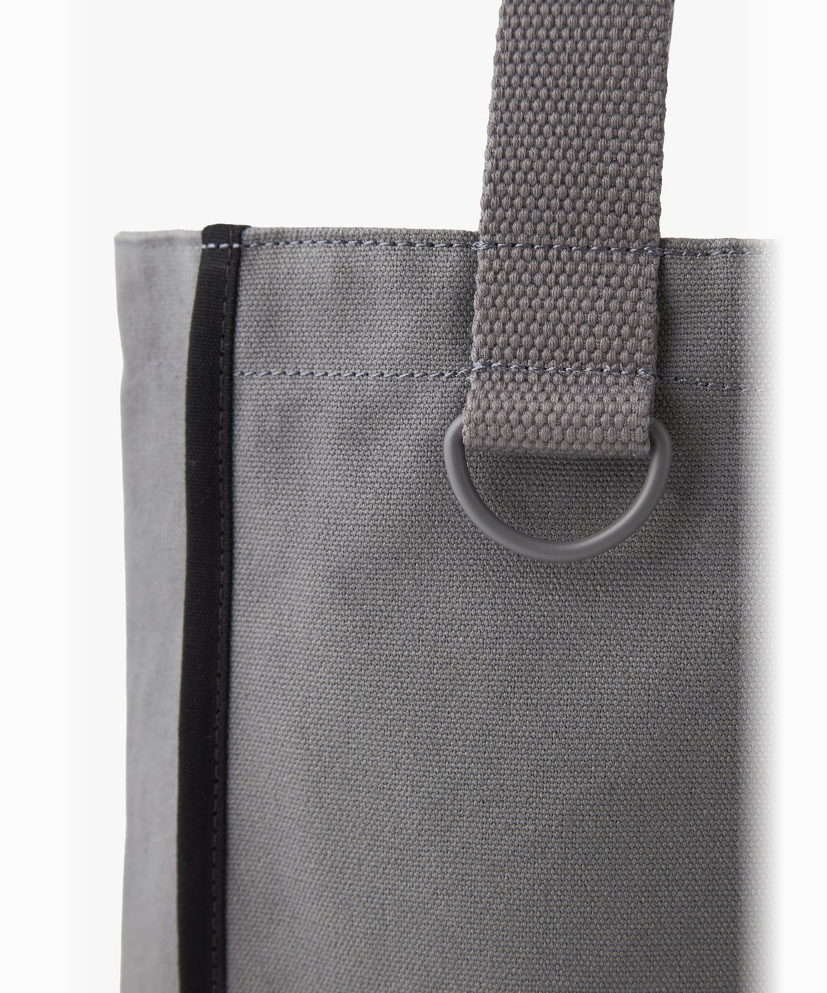 To b. by agnès b. To b. by agnes b.× green label relaxing コットン パイピング ミニトートバッグ グレー