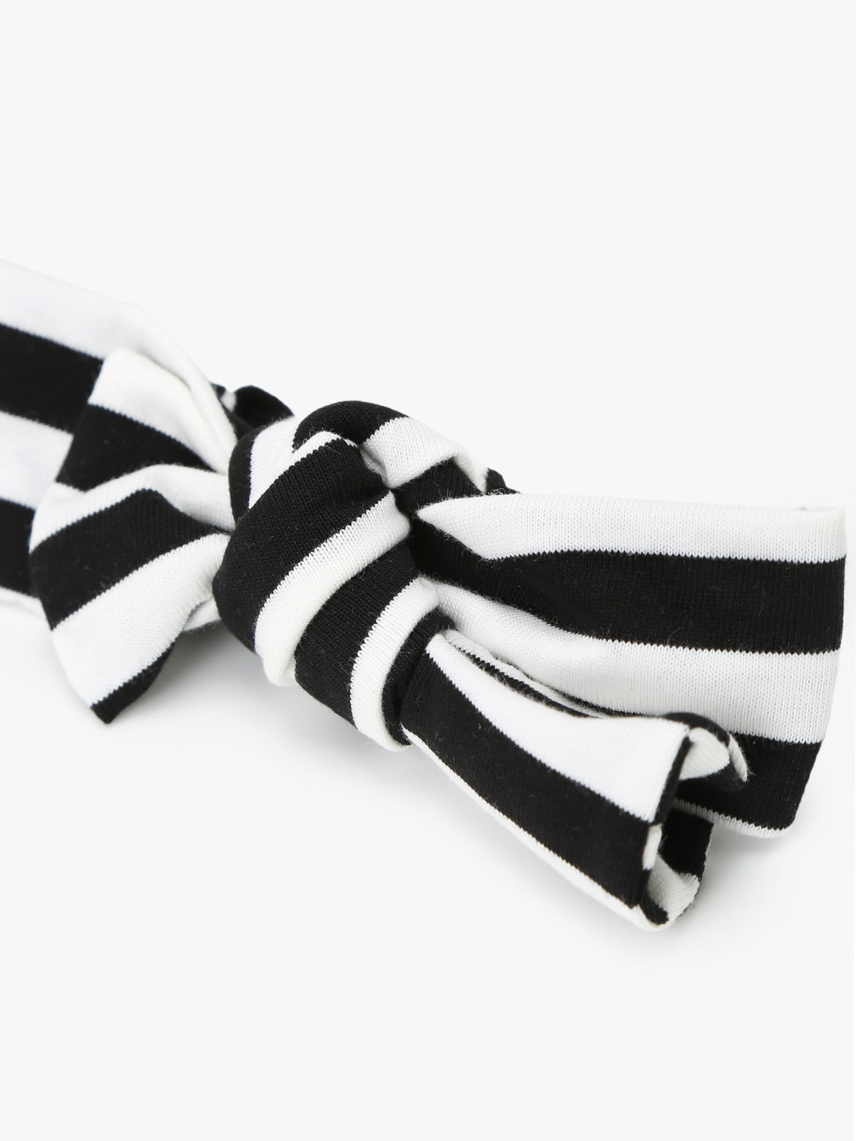 ENFANT ベビー ベビー ボーダー ヘアバンド ホワイト×ブラック