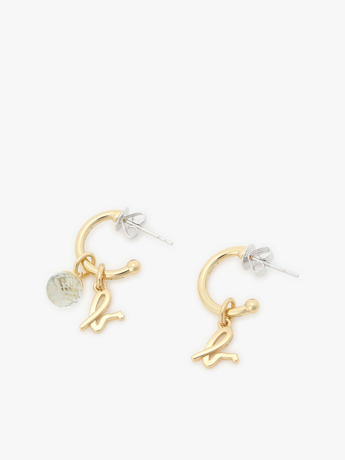 FEMME ウィメンズ ストーンピアス ”Green Amethyst” グリーン