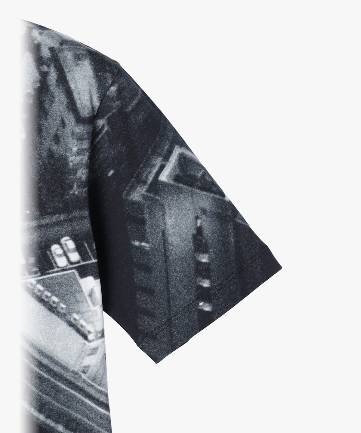 ENFANT ユニセックス キッズ フォトプリント コットン 5分袖 Tシャツ マルチ