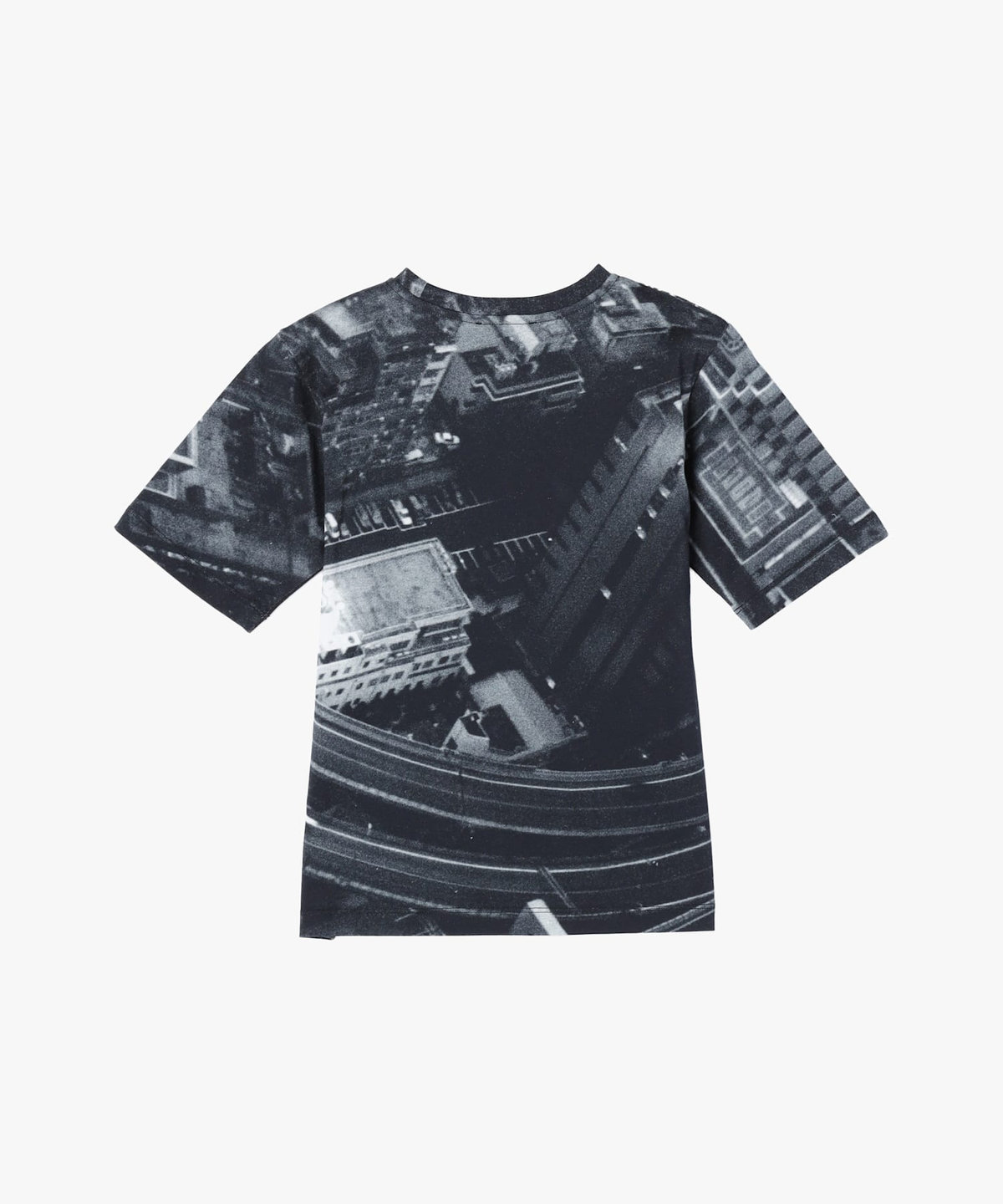 ENFANT ユニセックス キッズ フォトプリント コットン 5分袖 Tシャツ マルチ