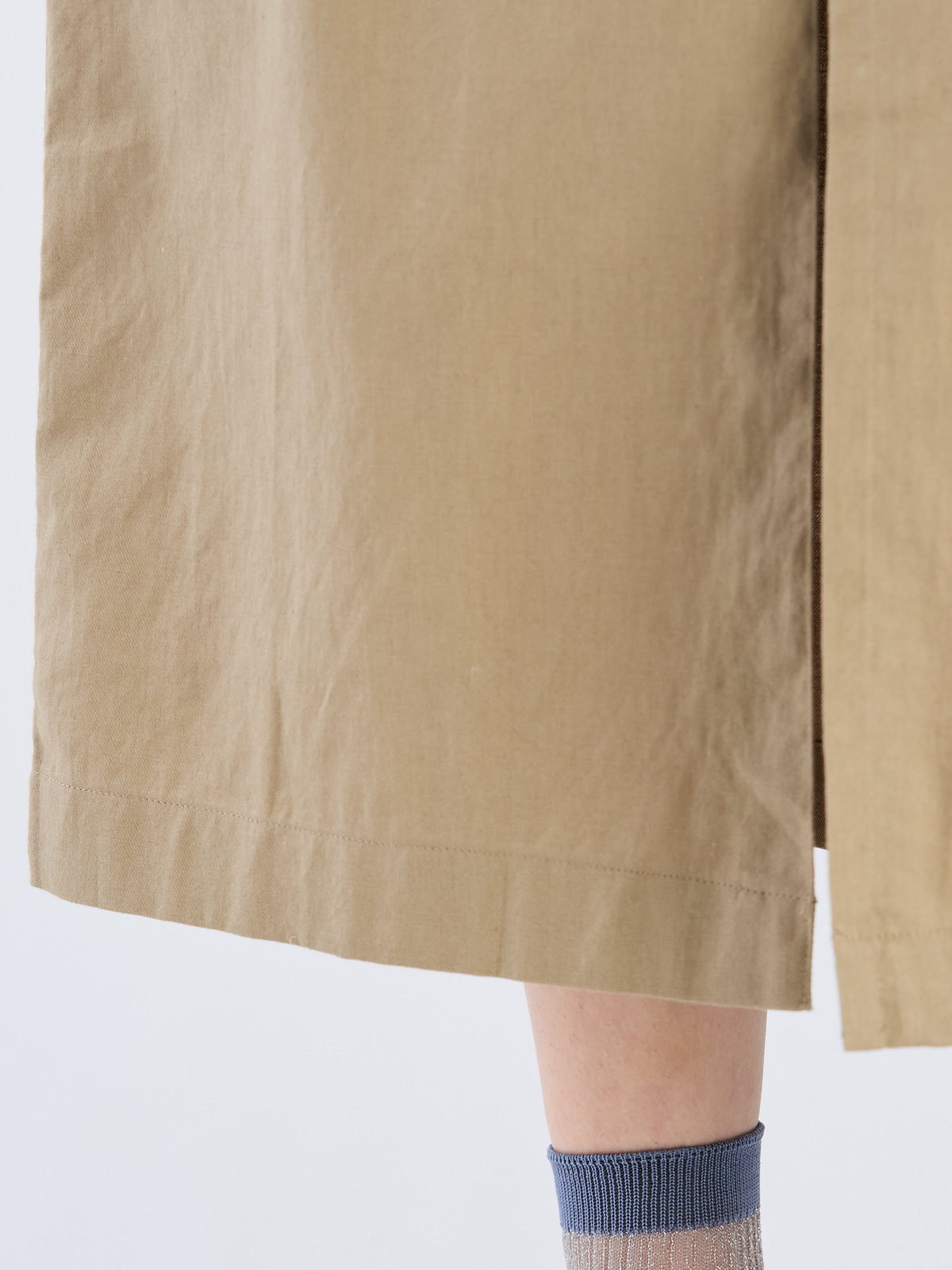 To b. by agnès b. 【Outlet】コットン ロング スカート ベージュ