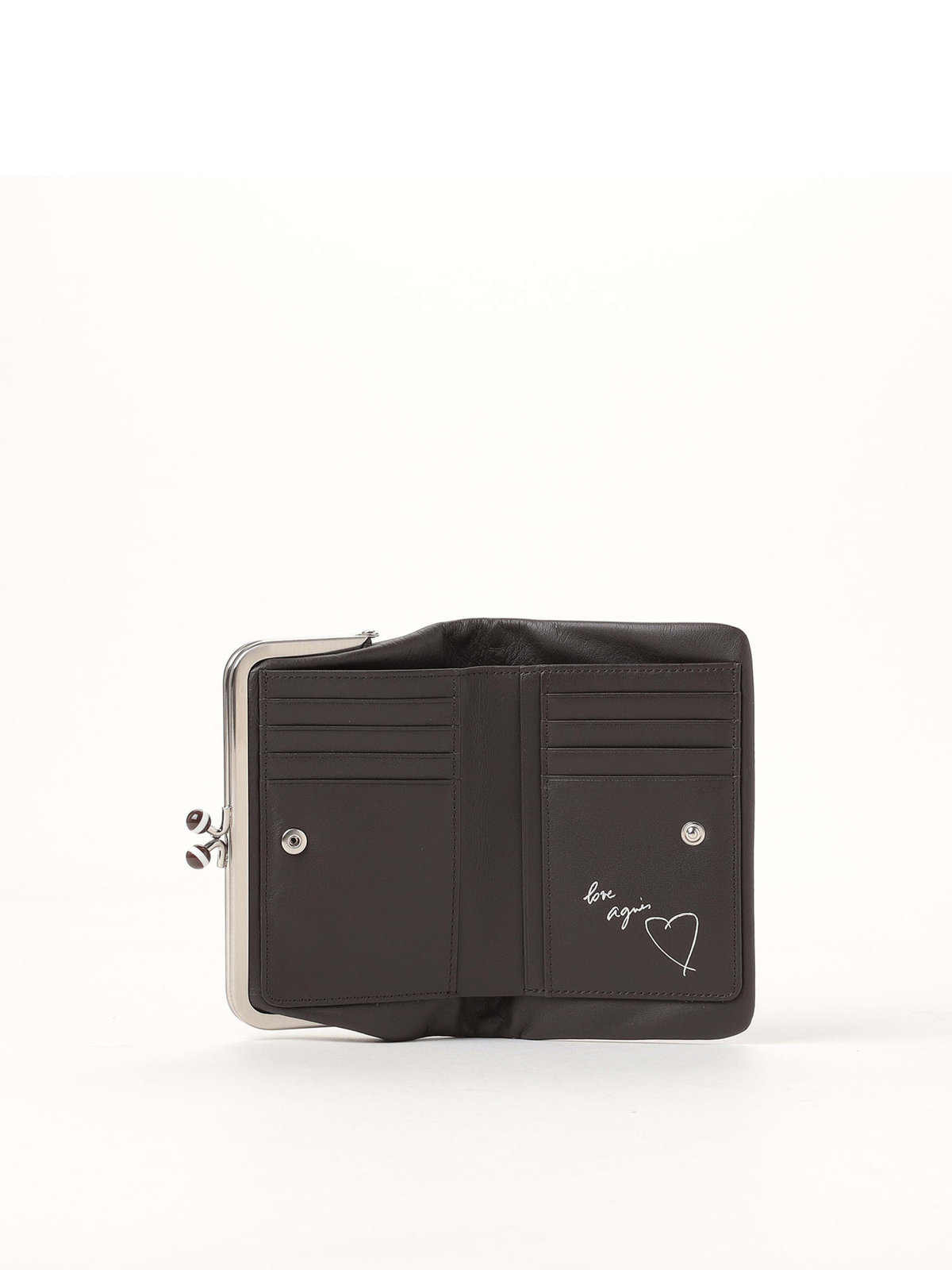 VOYAGE ウィメンズ バッグ＆ウォレット レザー がま口 ウォレット "Irene" PAW07-03 ブラウン系その他