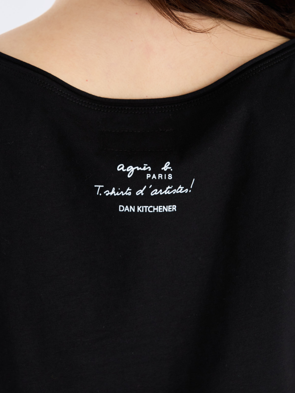 FEMME ウィメンズ 【Outlet】SEU8 TS FRAGILE アーティストTシャツ Dan Kitchener ブラック