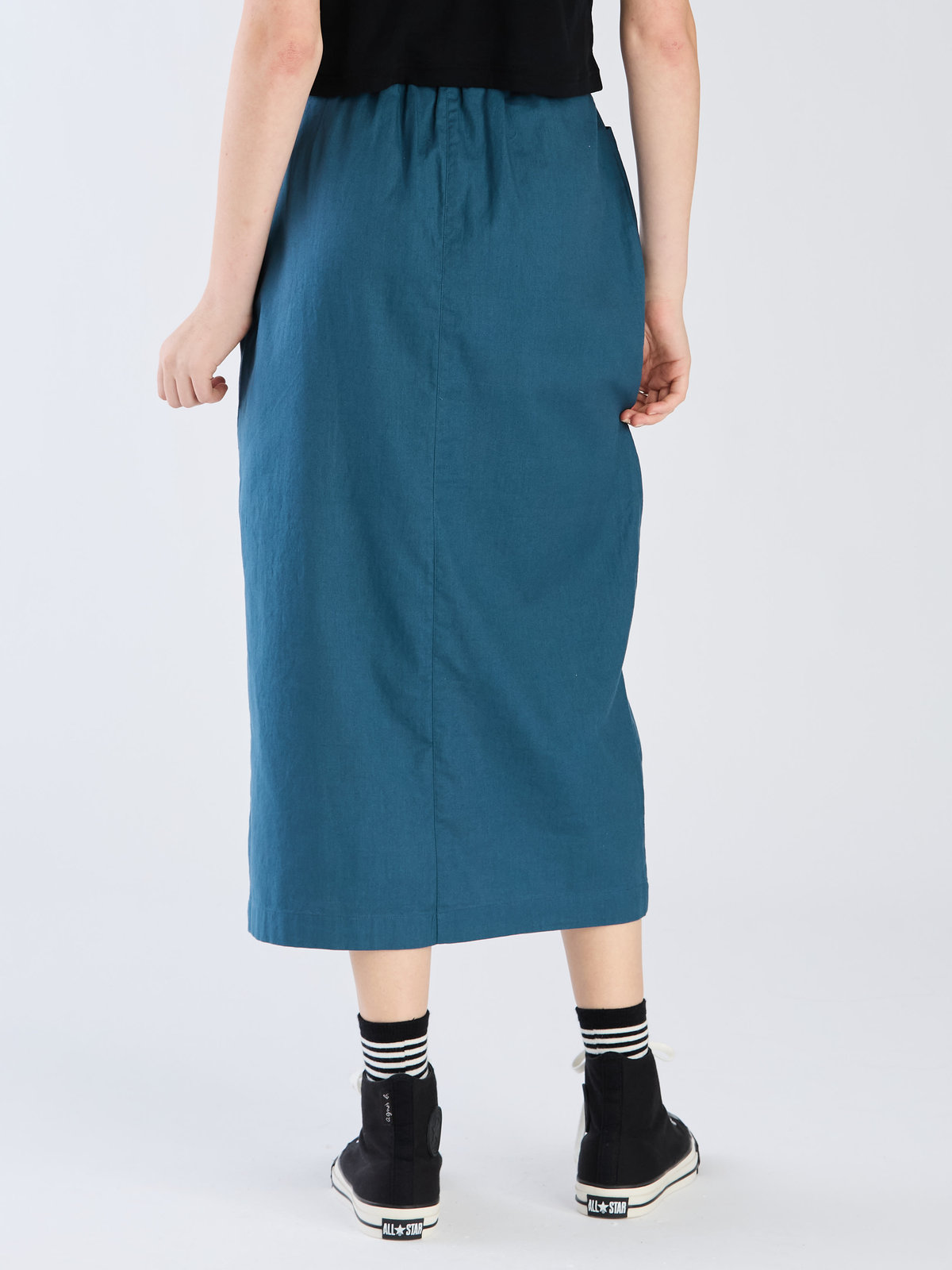 To b. by agnès b. 【Outlet】コットン ロング スカート グリーン