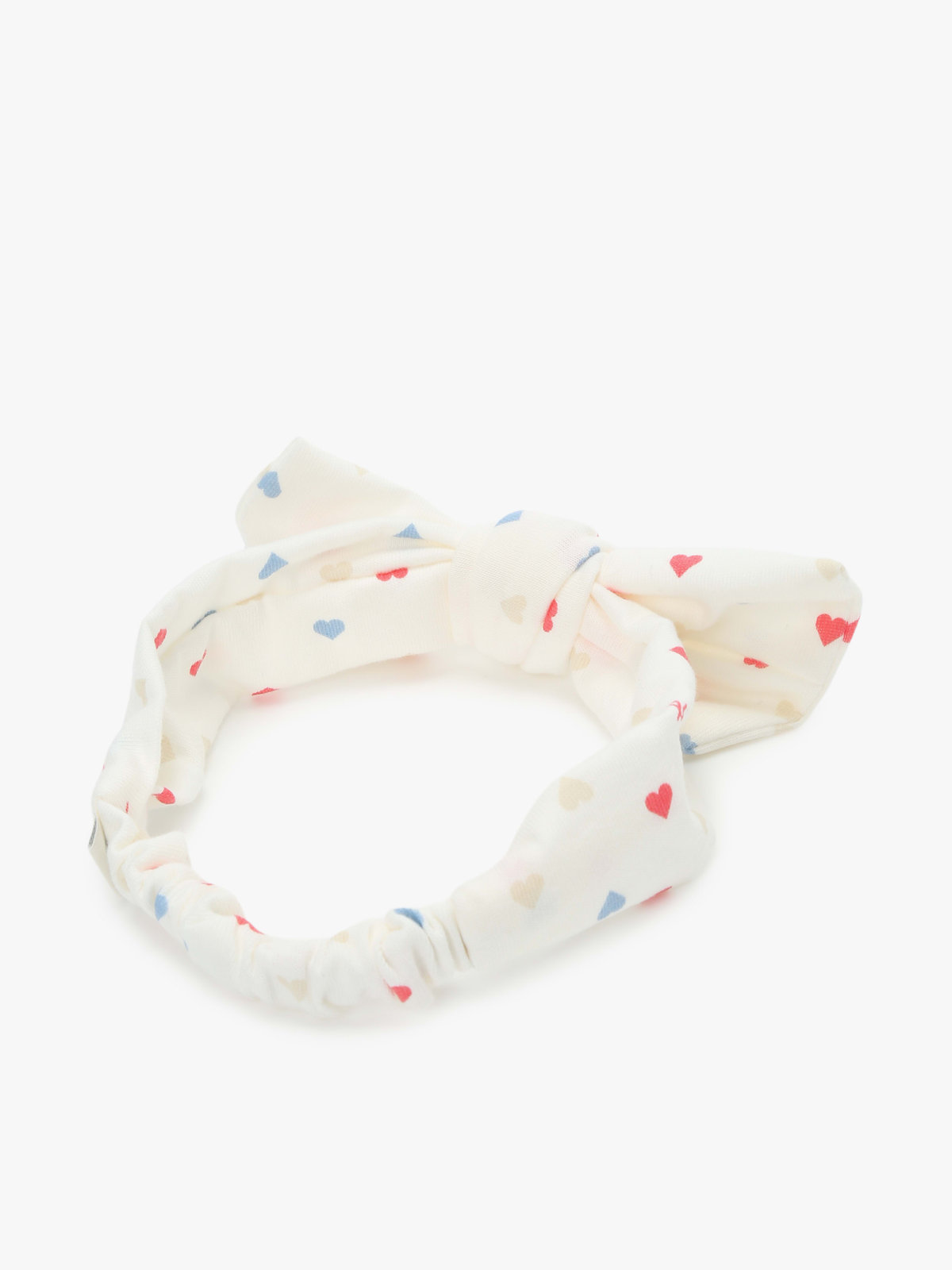 ENFANT ベビー ベビー マルチカラー コットン ヘアバンド ホワイト