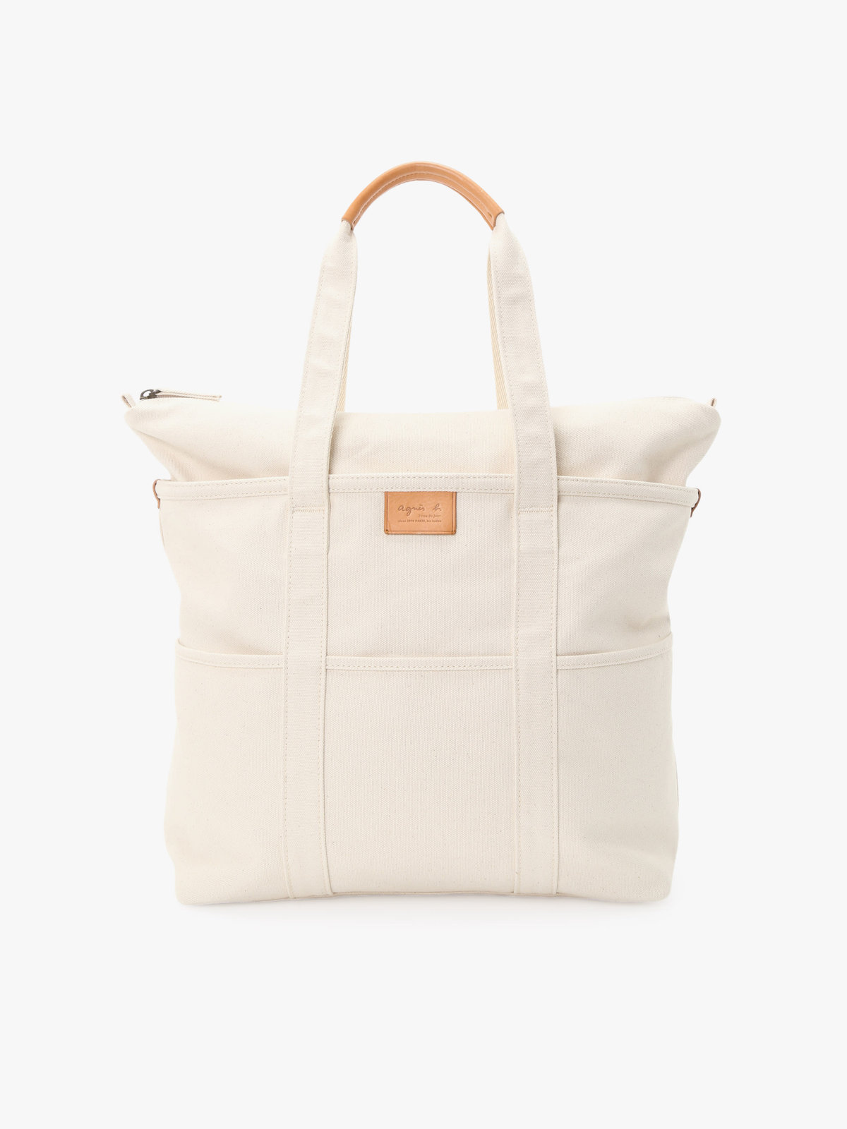 VOYAGE ウィメンズ バッグ＆ウォレット コットン ラージ トートバッグ ABS10-02 オフホワイト