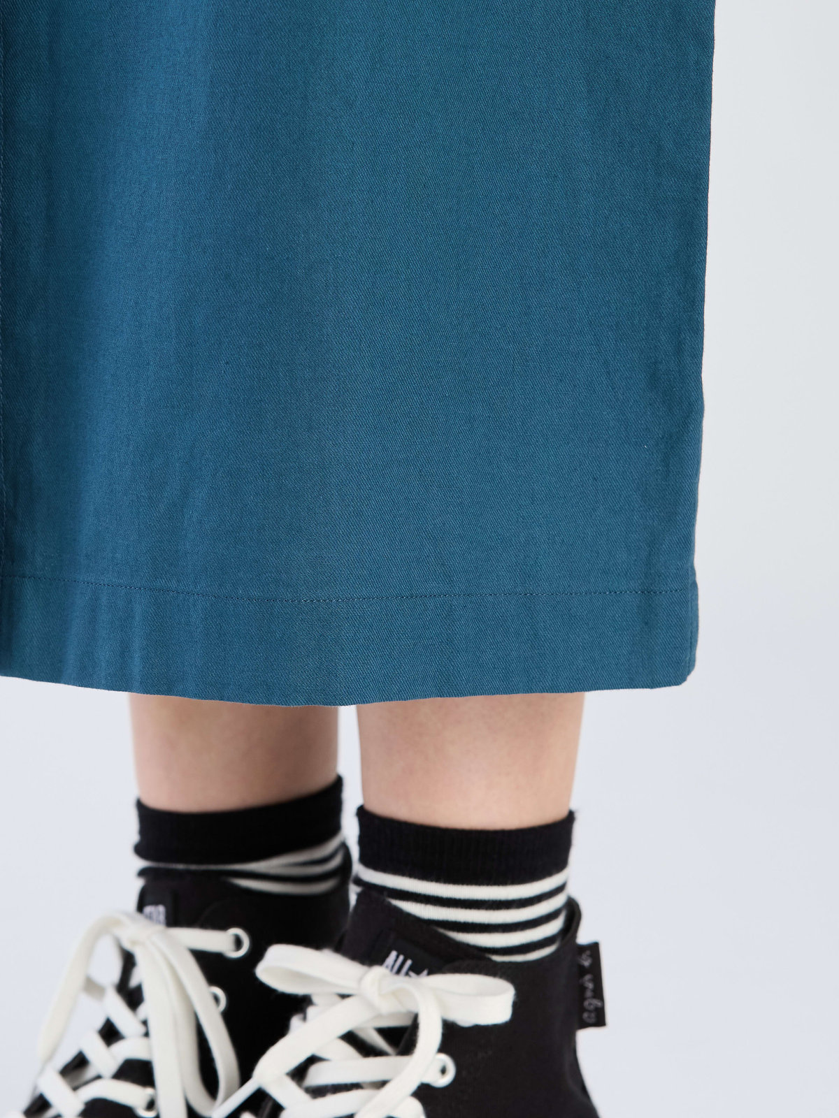 To b. by agnès b. 【Outlet】コットン ロング スカート グリーン