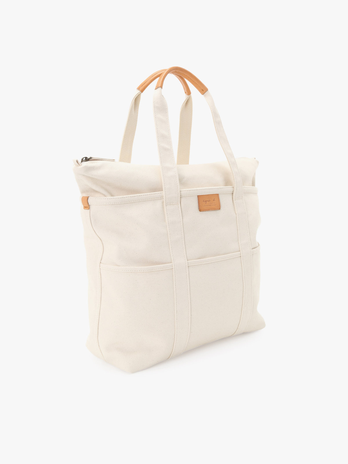 VOYAGE ウィメンズ バッグ＆ウォレット コットン ラージ トートバッグ ABS10-02 オフホワイト