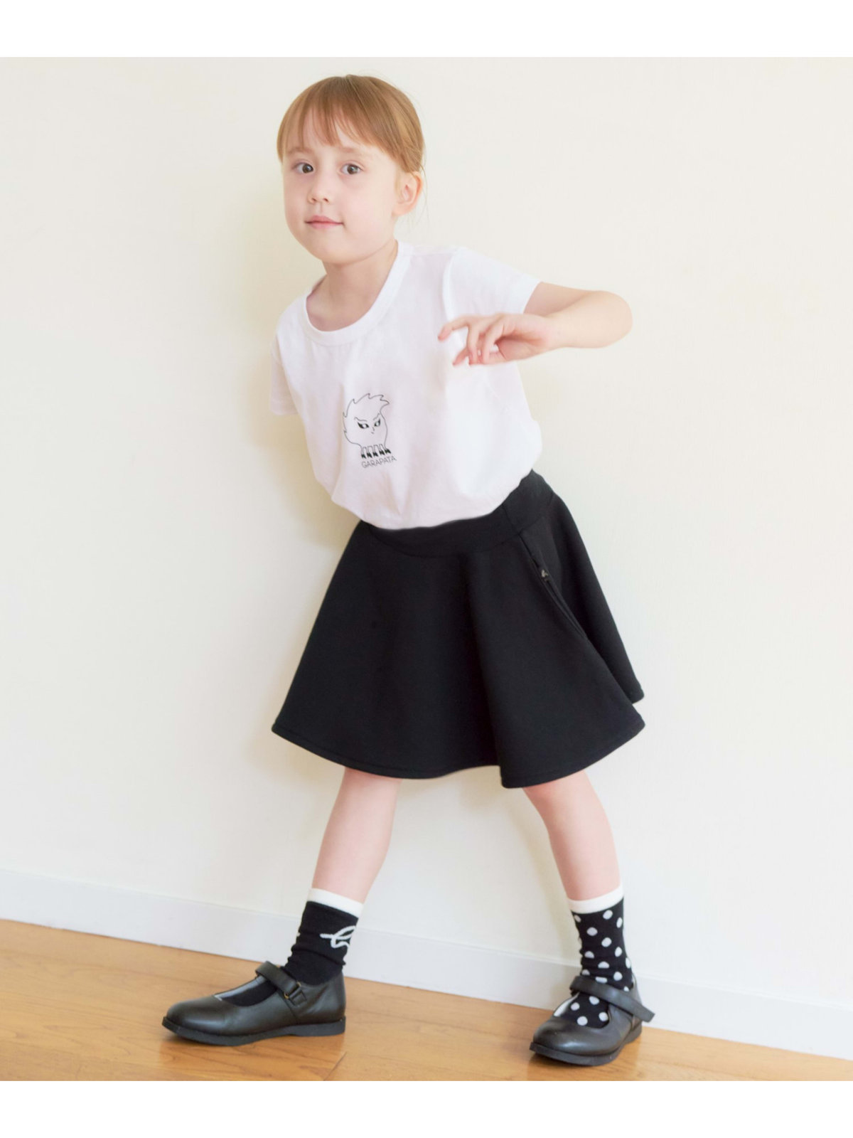 ENFANT ガールズ SDV5 E TS キッズ アーティストTシャツ ホワイト