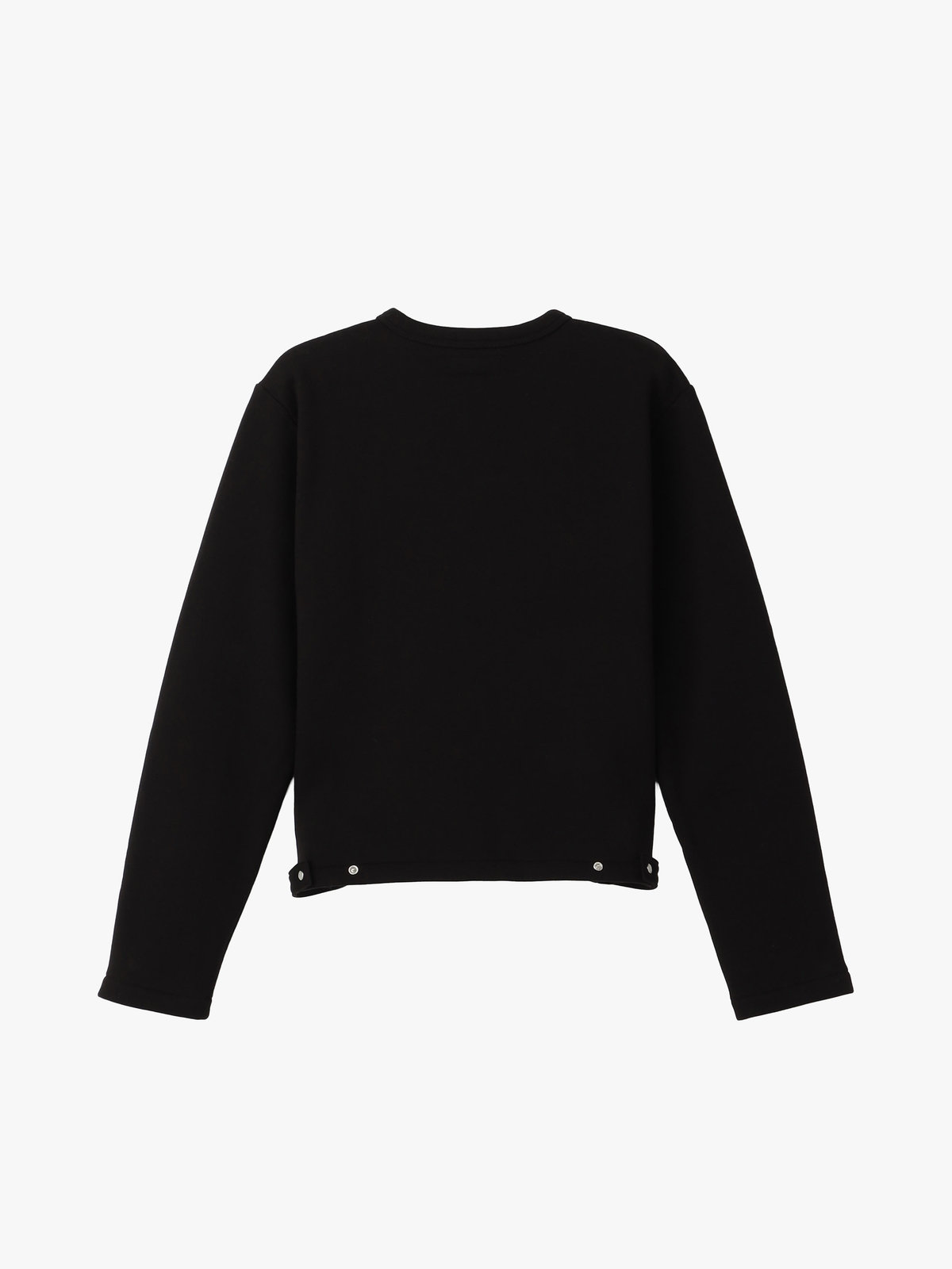 FEMME ウィメンズ コットン メルトン カーディガンプレッション "Phone" ブラック