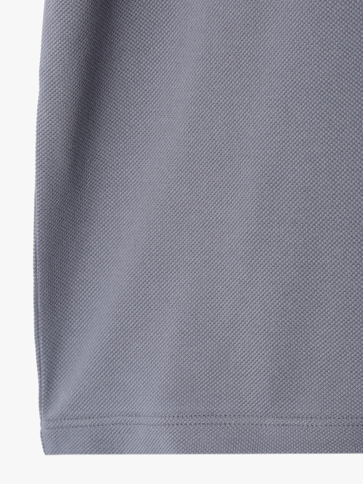 HOMME メンズ メンズ アイコニック 刺繍 コットン 半袖 ポロシャツ "Lezard" グレー