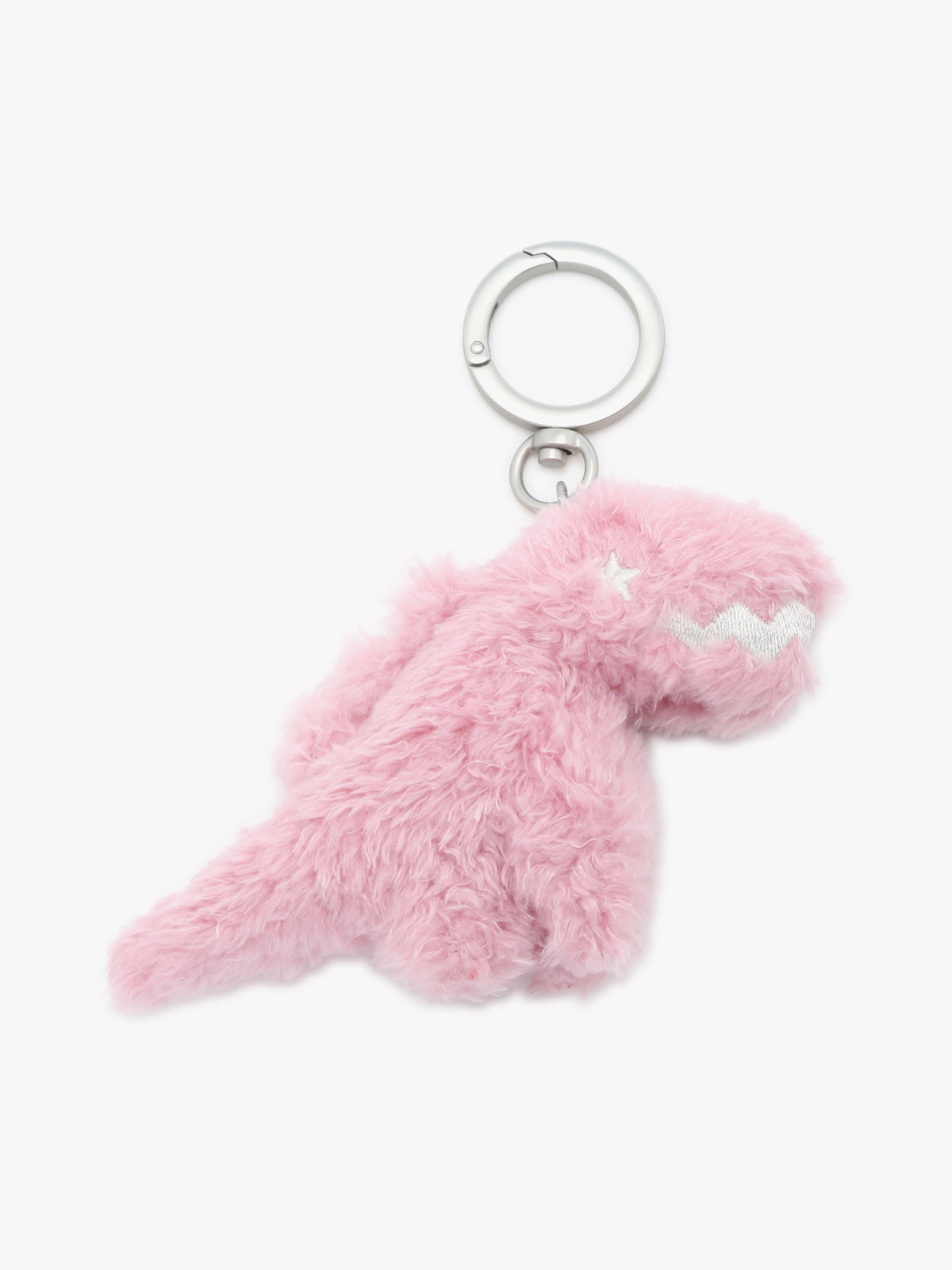 HOMME メンズ SPORT b. ディノ ファーリー キーチェーン ピンク