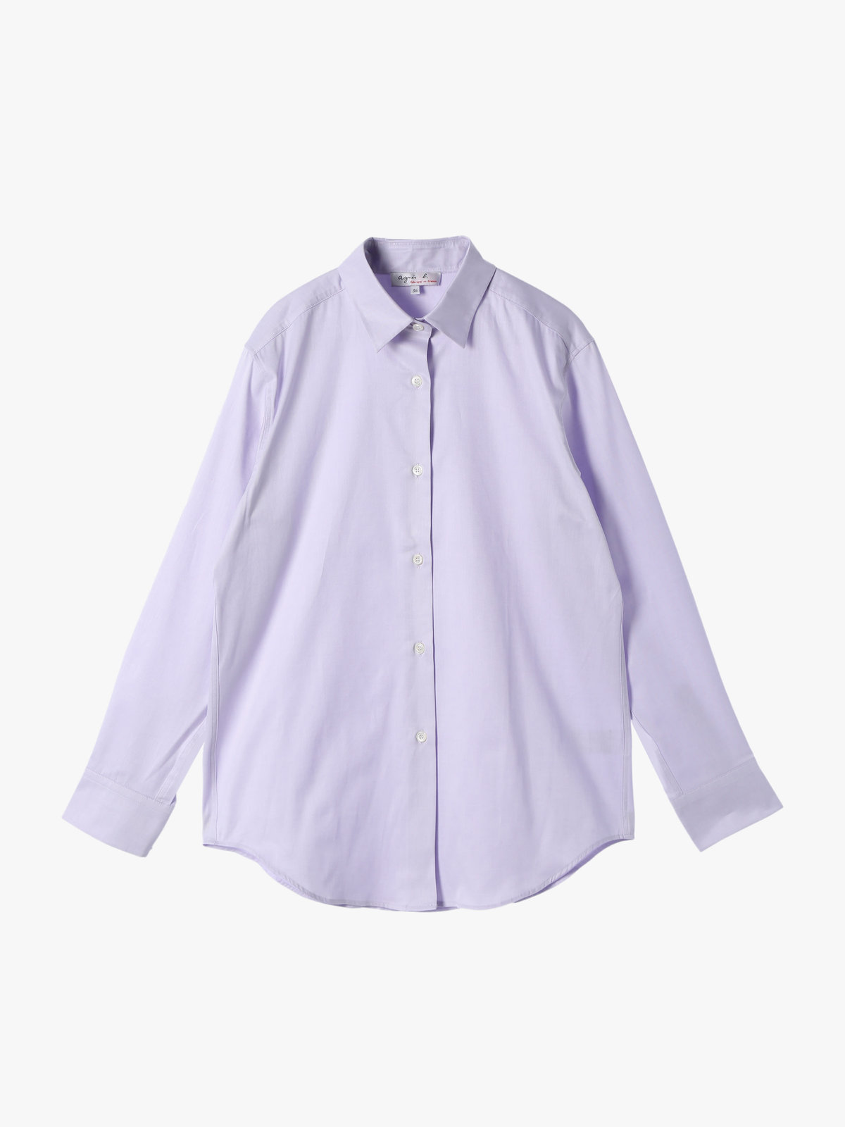 FEMME ウィメンズ コットンツイル 長袖 シャツ ”Saori” パープル系その他