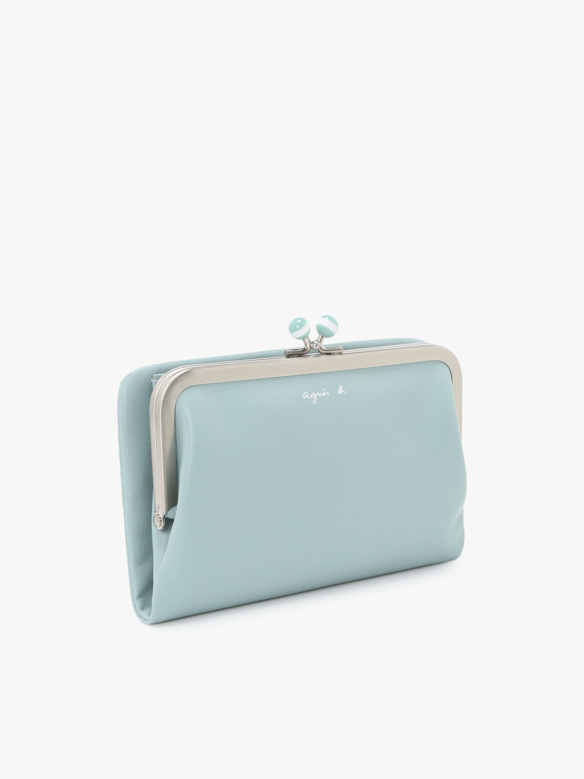 VOYAGE ウィメンズ バッグ＆ウォレット レザー がま口 ウォレット ”Irene” PAW07-03 ブルー