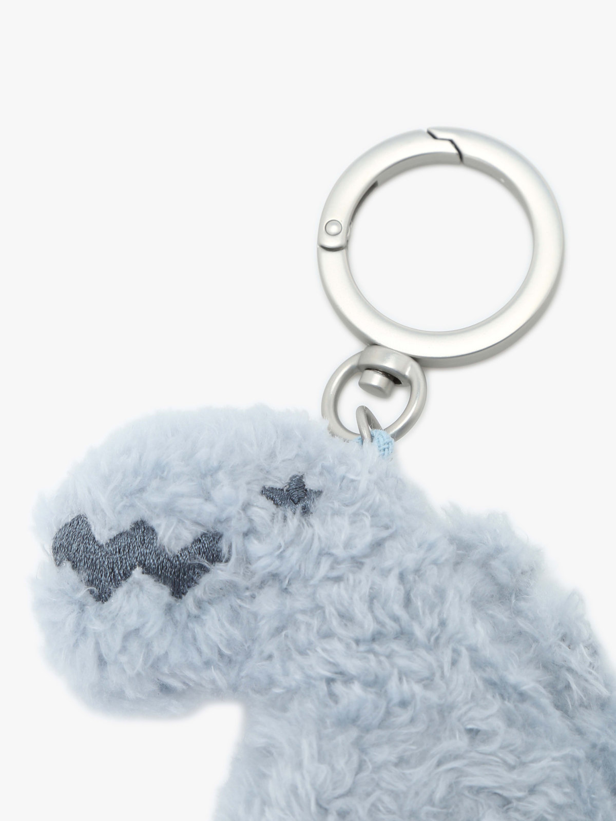 HOMME メンズ SPORT b. ディノ ファーリー キーチェーン ブルー系その他