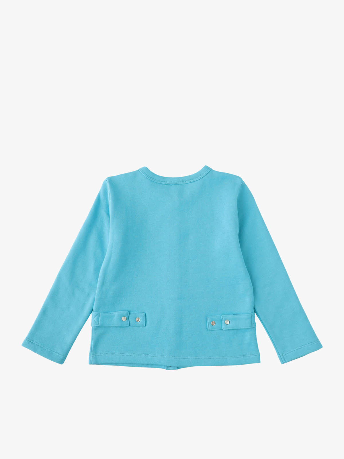 ENFANT ユニセックス キッズ コットン メルトン 長袖 カーディガンプレッション ブルー系その他