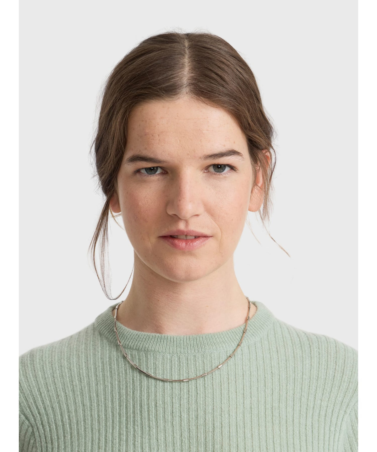 FEMME ウィメンズ カシミヤ 長袖 ニットプルオーバー グリーン系その他