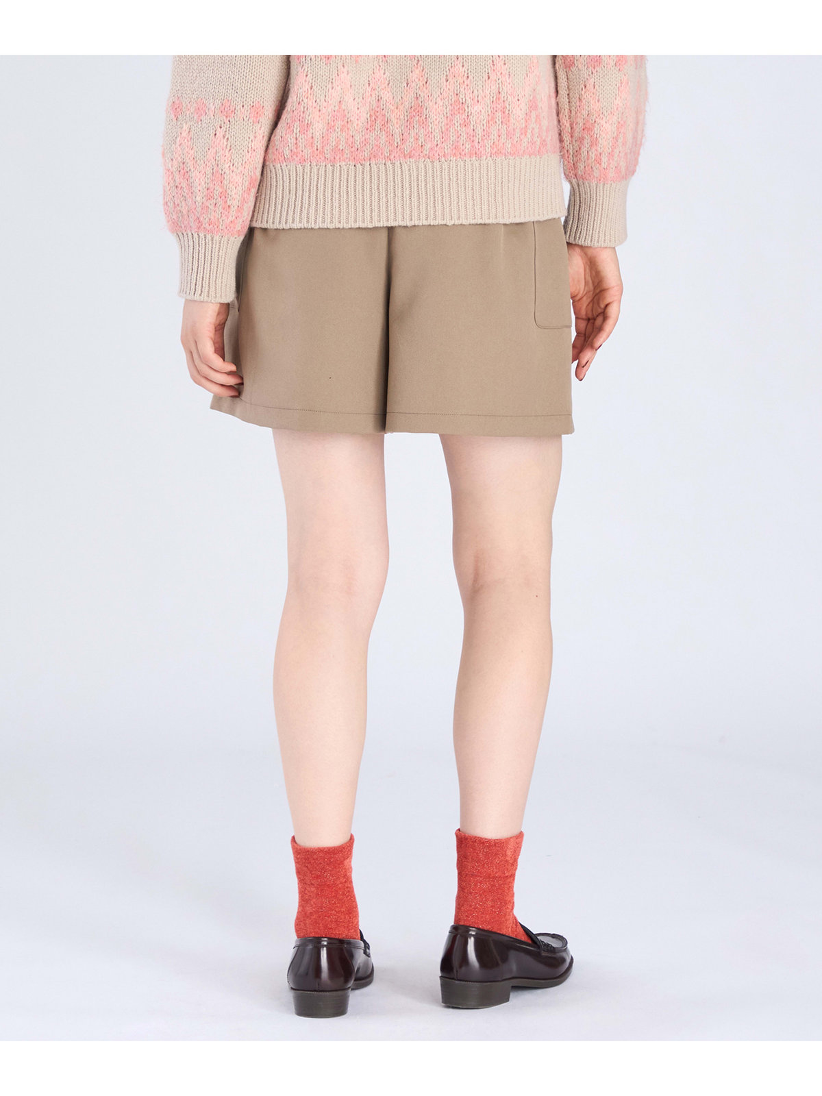 To b. by agnès b. 【Outlet】サイドポケット ショートパンツ ベージュ