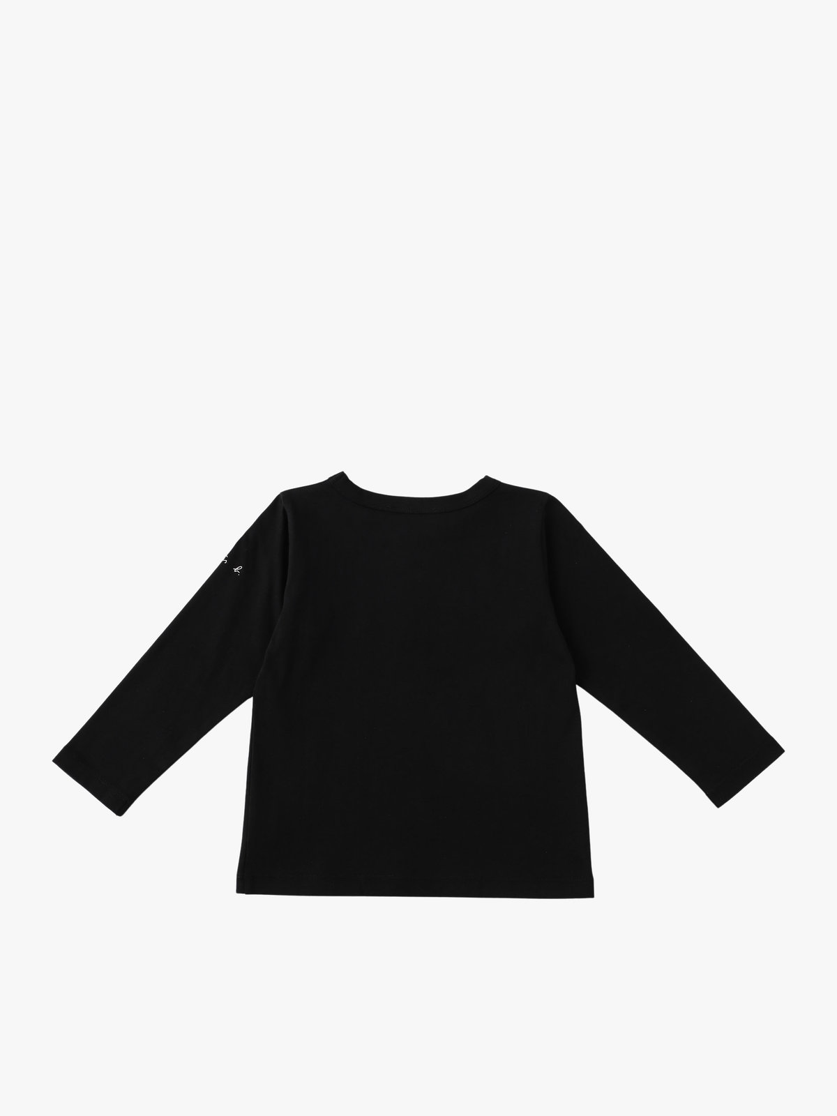 ENFANT ユニセックス キッズ コットン アイコニック 長袖 Tシャツ "Etoile" ブラック