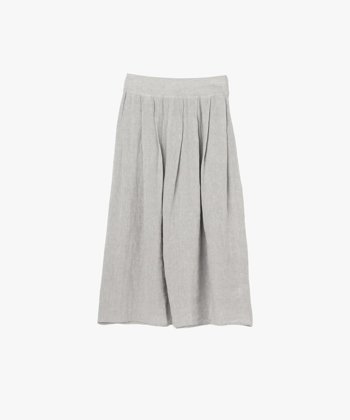 FEMME ウィメンズ リネン ロング フレア スカート "Grand Hotel" グレー