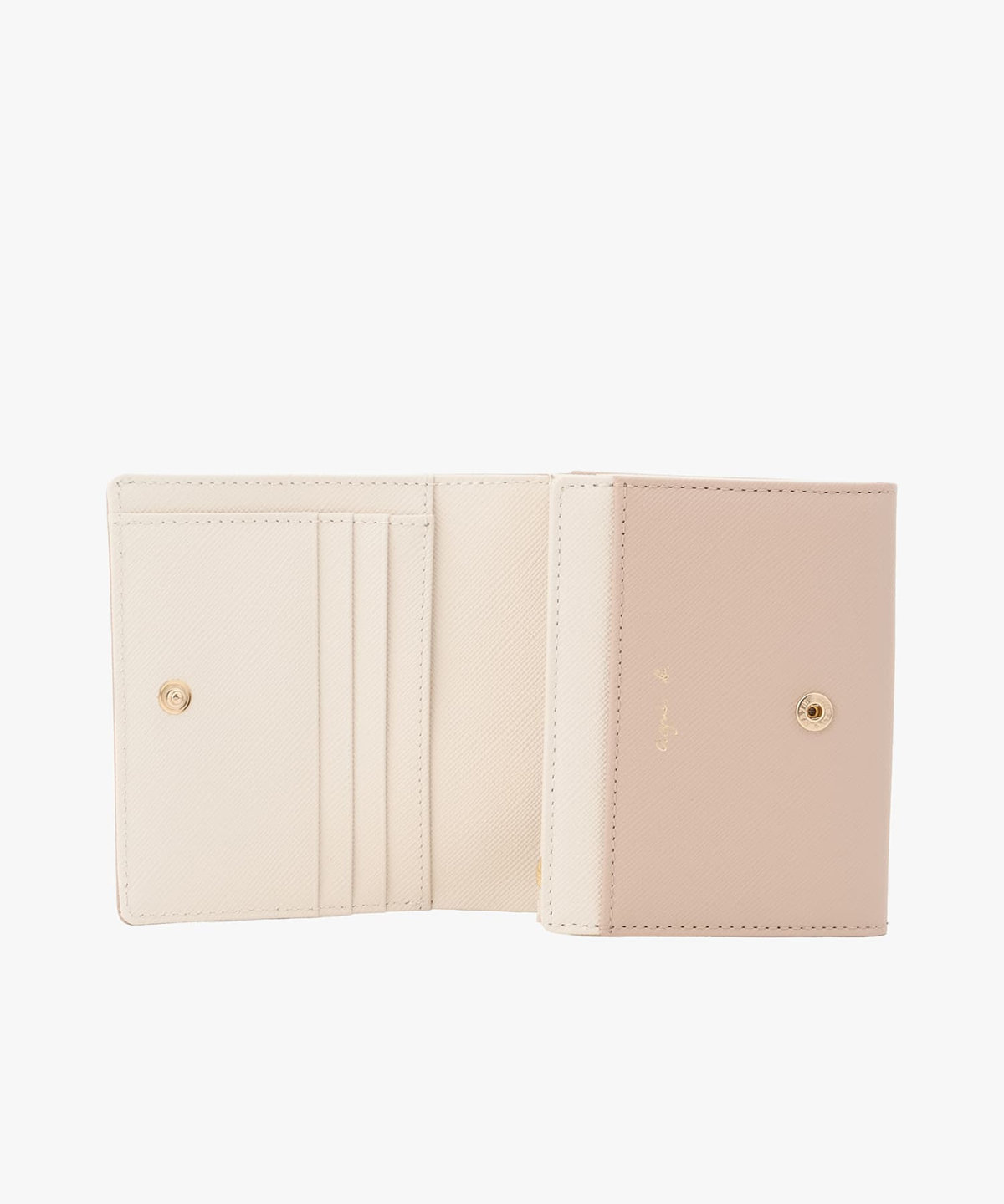 VOYAGE ウィメンズ バッグ＆ウォレット レザー 二つ折り ウォレット "Erika" QAW05-01 ベージュ系その他