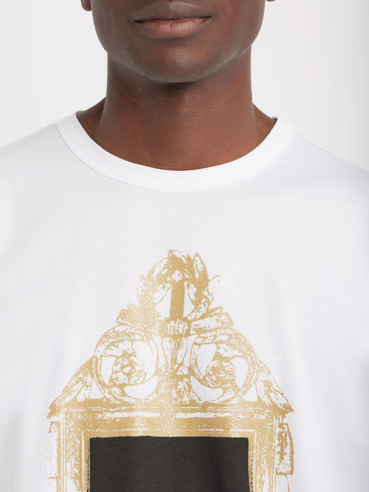 HOMME メンズ SEZ0 TS MARK Tシャツ ホワイト