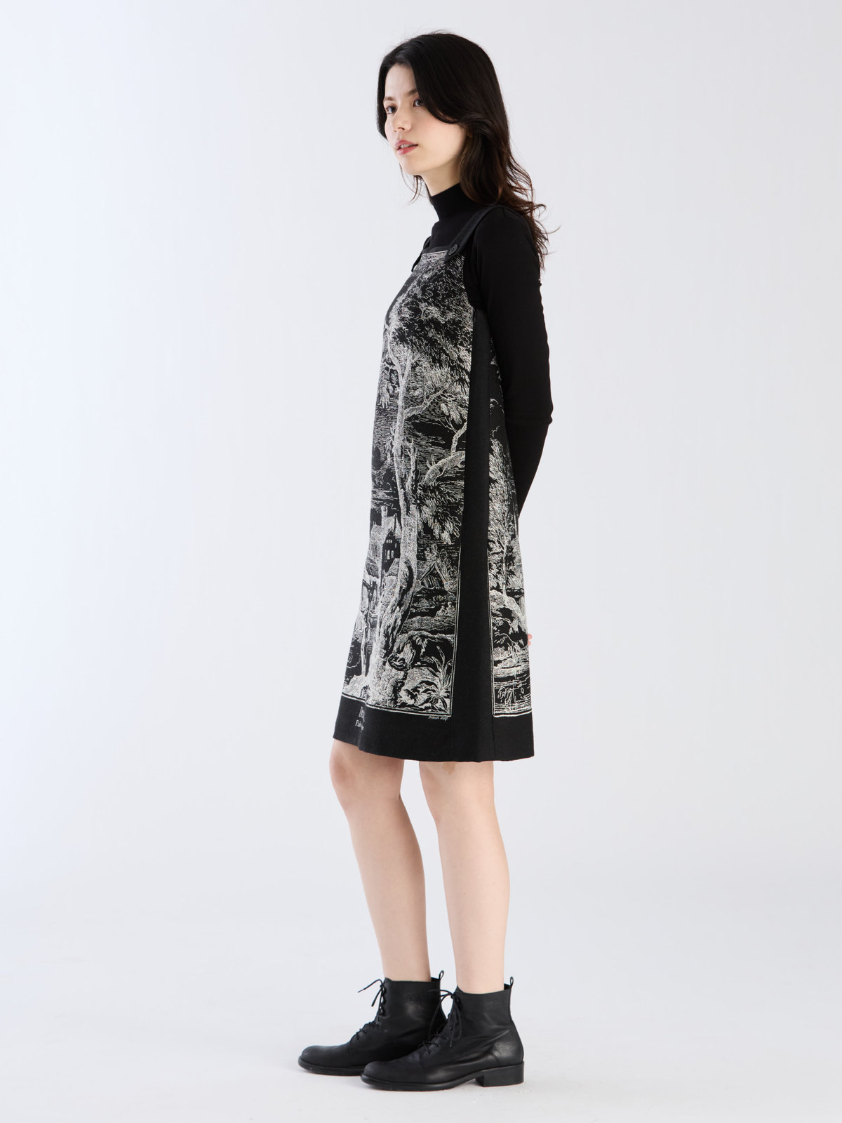 FEMME ウィメンズ 【Outlet】TV84 ROBE ワンピース ブラック