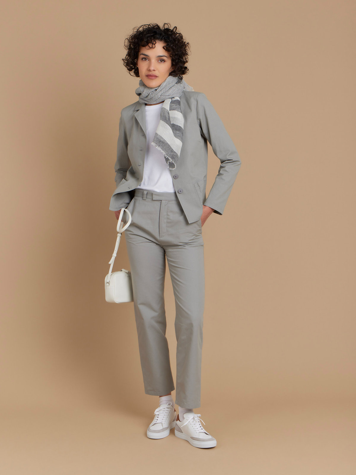 FEMME ウィメンズ 【Outlet】【セットアップ対応商品】TV18 VESTE ジャケット グレー系その他