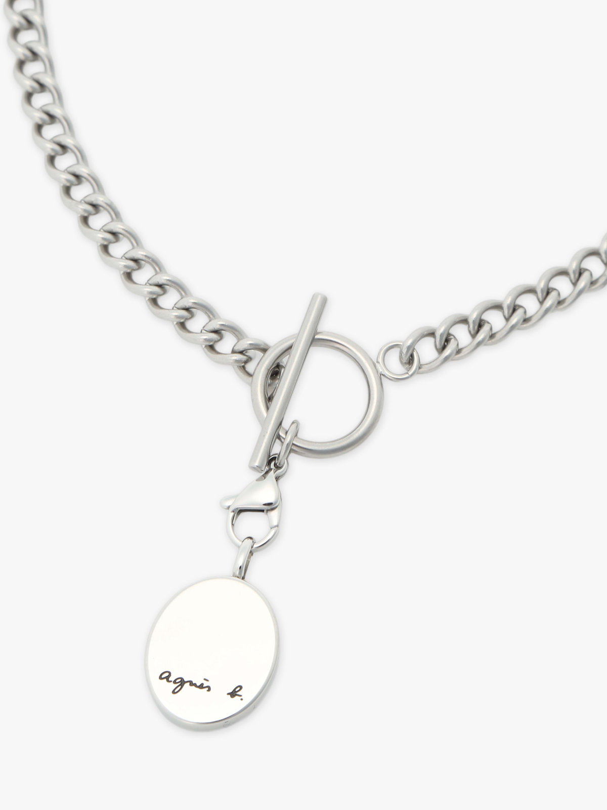 HOMME メンズ メンズ スチール ネックレス ”Lezard” シルバー