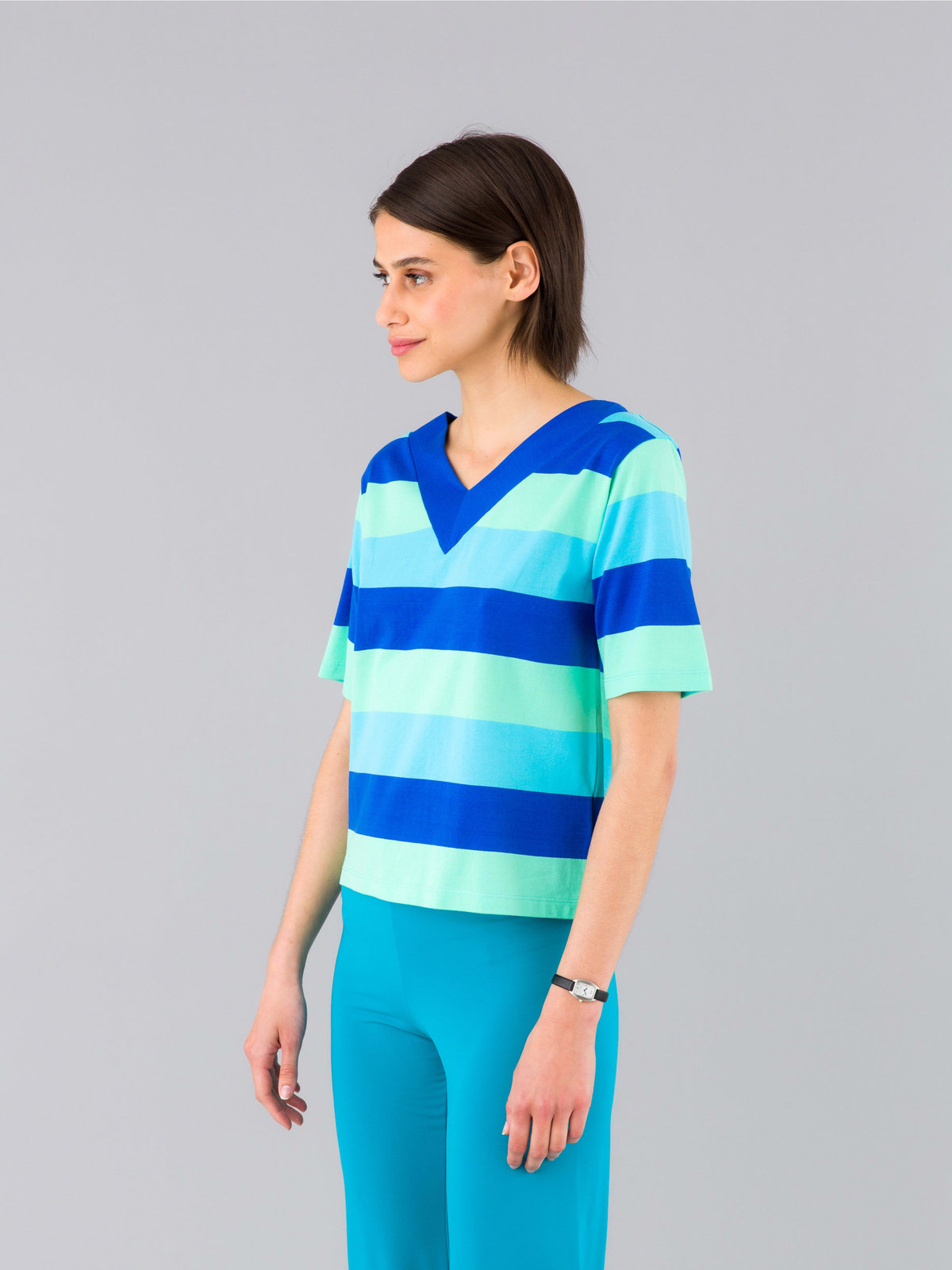 FEMME ウィメンズ JIC8 TS ERNEST MCD Tシャツ ブルー系その他