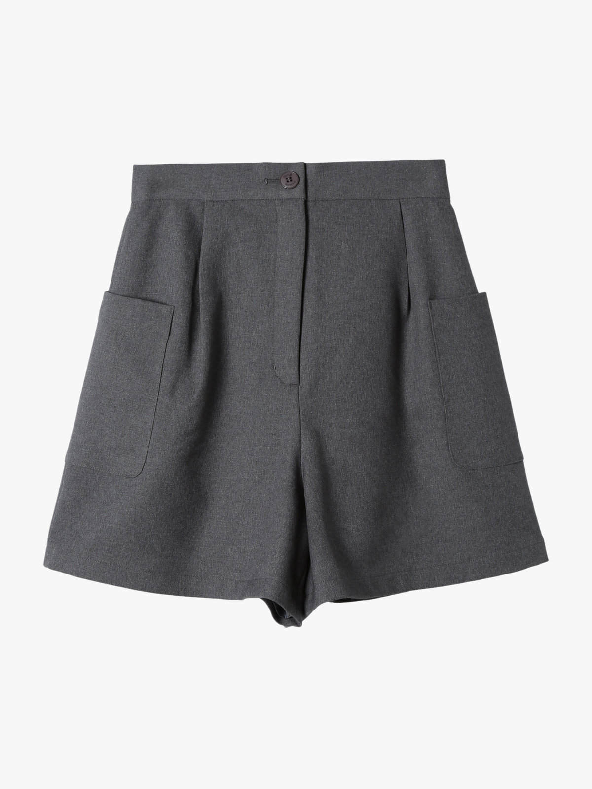 To b. by agnès b. サイドポケット ショートパンツ グレー