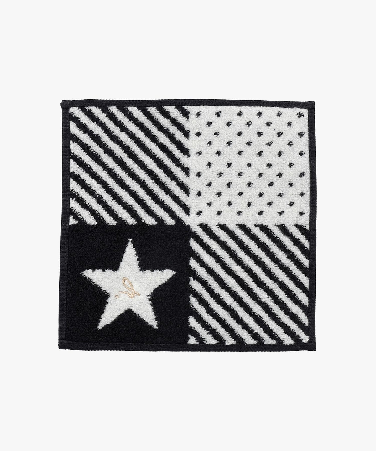 FEMME ウィメンズ "b."ロゴ スター ミニ タオルハンカチ ホワイト