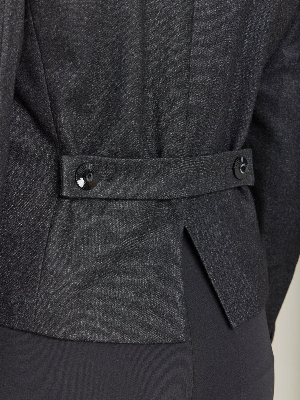 FEMME ウィメンズ 【Outlet】TV48 VESTE ジャケット グレー×ブラック