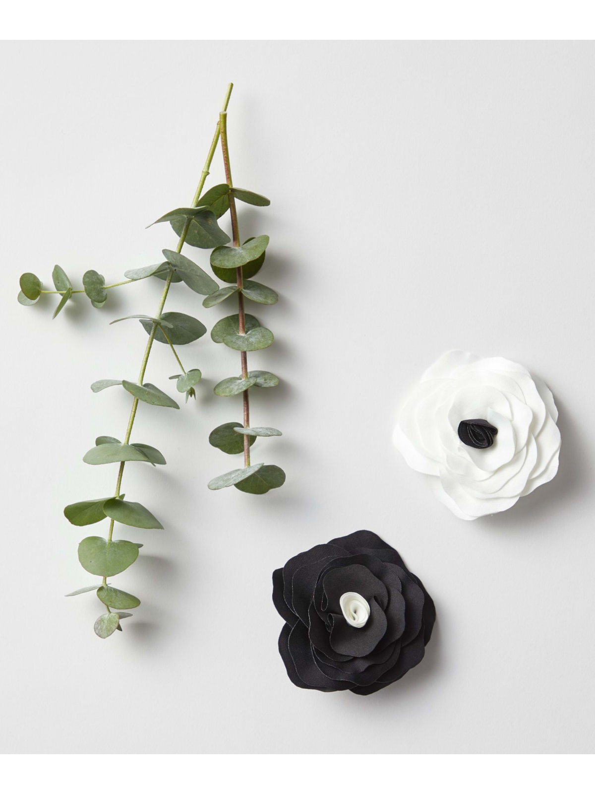 ENFANT ガールズ キッズ フラワーブローチ ホワイト