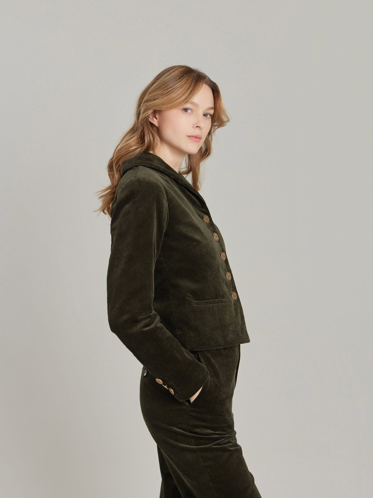 FEMME ウィメンズ 【Outlet】UR88 VESTE コート カーキ