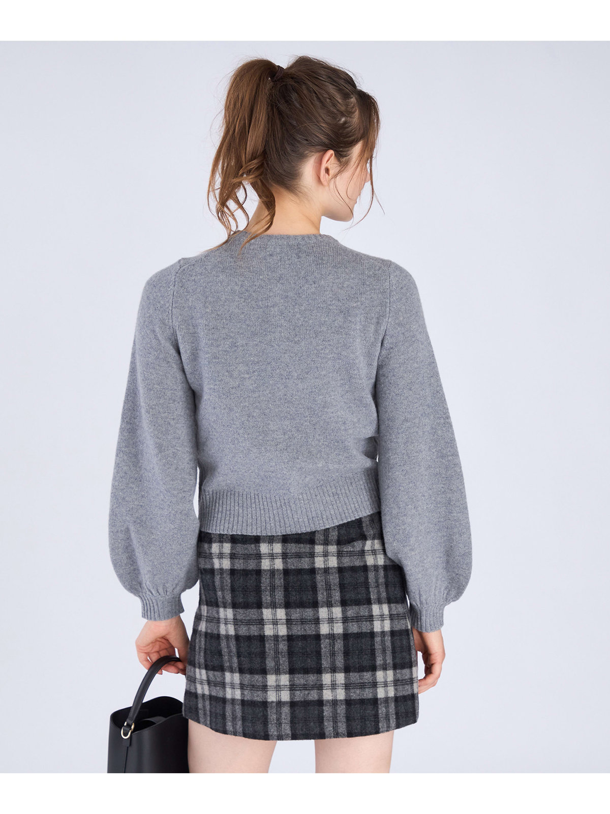 To b. by agnès b. ラブリーカーディガン グレー