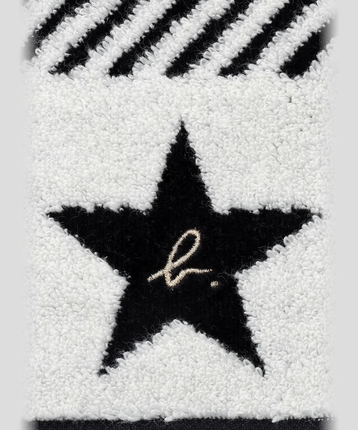 FEMME ウィメンズ "b."ロゴ スター ミニ タオルハンカチ ホワイト