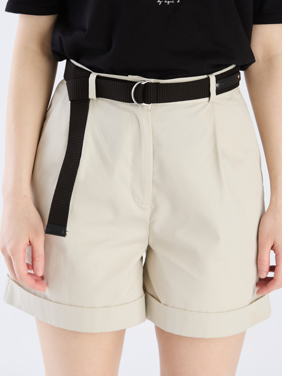 To b. by agnès b. カラー ベルト ブラック