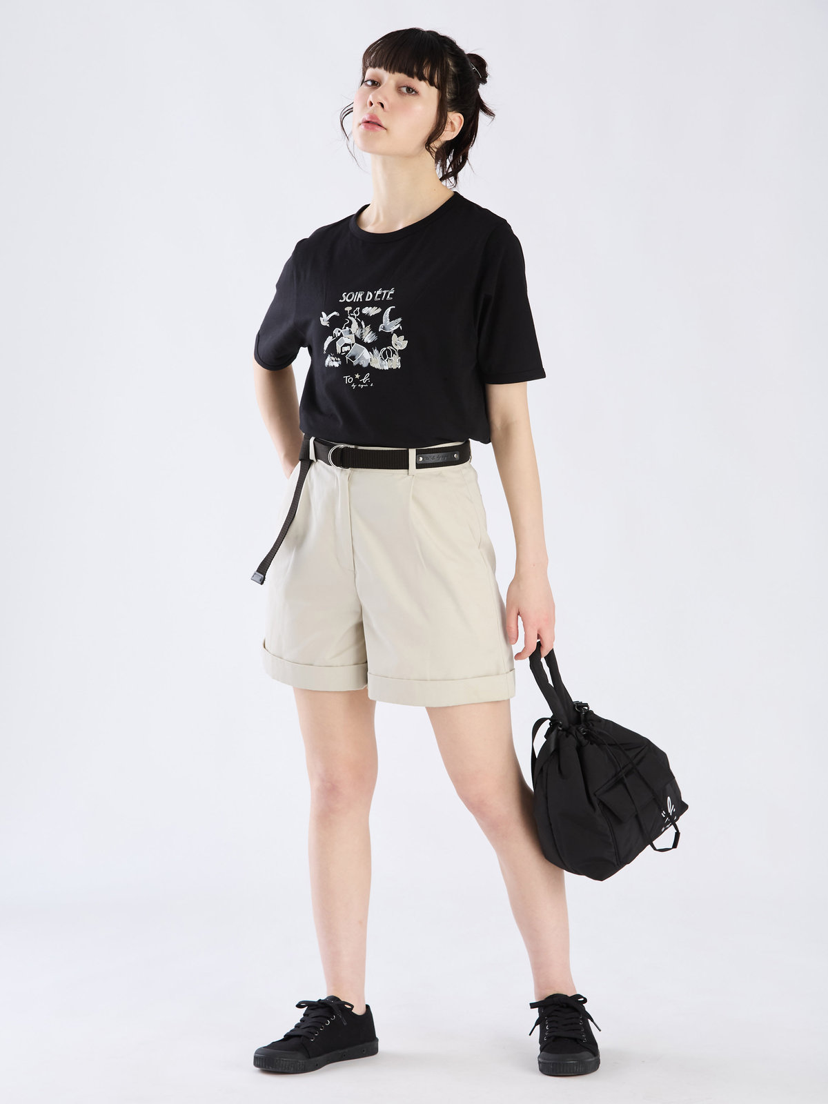 To b. by agnès b. カラー ベルト ブラック