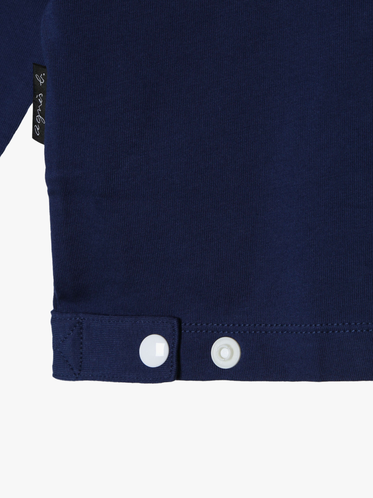 ENFANT ベビー ベビー マルチカラー コットン 長袖 カーディガンプレッション ネイビー