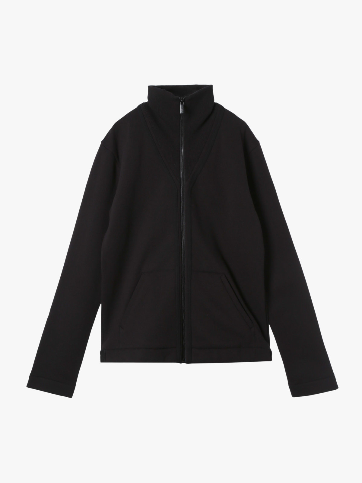 HOMME メンズ メンズ ジップアップ カーディガン ”Routier” ブラック