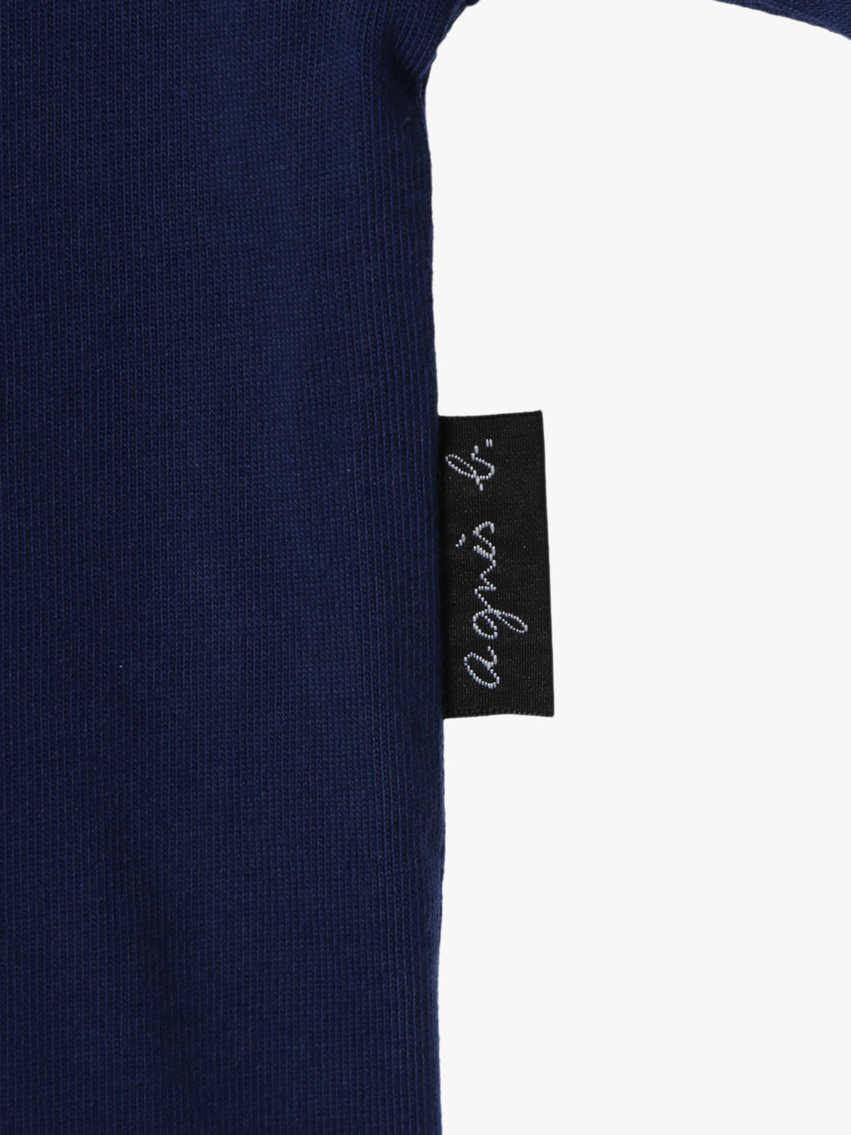 ENFANT ベビー ベビー マルチカラー コットン 長袖 カーディガンプレッション ネイビー